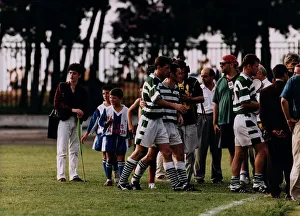 European Cup Winners Cup First Round Second Leg match September 1995 Celtic 4 v