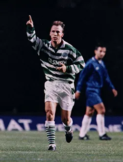 European Cup Winners Cup First Round Second Leg match September 1995 Celtic 4 v