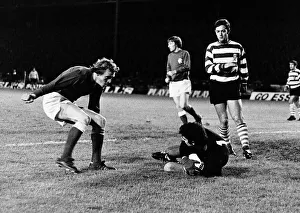 European Cup Winners Cup Second Round First leg match at Ibrox October 1971 Glasgow