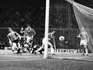 European Cup Winners Cup Semi Final First Leg match at Old Trafford