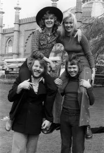 00268 Prints: The Eurovision Song Contest April 1974 Abba the 1970s Swedish pop group consisting