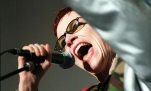 One Mature Woman Prints: The Eurythmics in concert. Annie Lennox performing at the NEC last night