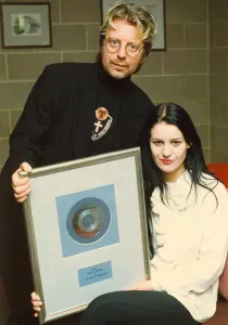 Pop Group Prints: Eurythmics star Dave Stewart pictured with his now ex-wife former Bananarama star Siobhan