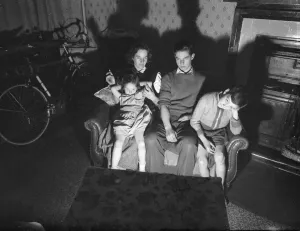Light Prints: A evening in with the children, watching a coin-operated television