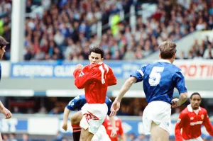 00443 Prints: Everton 0-2 Manchester United, league match at Goodison Park