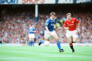 00443 Prints: Everton 0-2 Manchester United, league match at Goodison Park