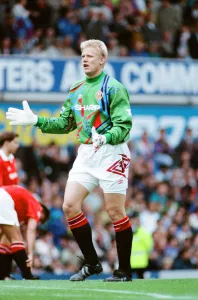 Everton 0-2 Manchester United, league match at Goodison Park