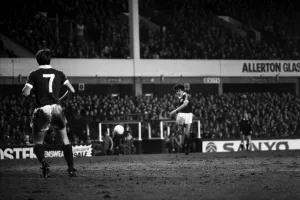 Everton 0 v. Ipswich 0. Division One Football. January 1981 MF01-12-011