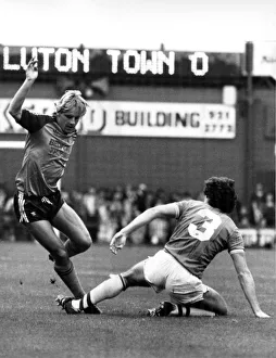 Challenge Prints: Everton 0 v Luton 1 Town old First Division game at Goodison Park