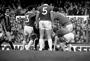 Everton 0 v Manchester City 1. Division 1 Football October 1981 MF04-11-042