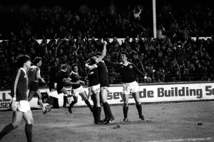 Everton 2 v. Arsenal 0. F. A Cup. January 1981 MF01-01-041
