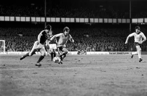 Everton 2 v. Arsenal 0. F. A Cup. January 1981 MF01-01-032
