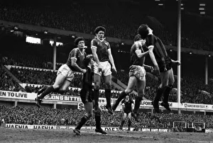 Everton 2 v. Manchester City 2. March 1981 MF01-40-024 F. A Cup