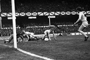 Everton 3 v. Coventry 0. Division One Football. February 1981 MF01-32-012
