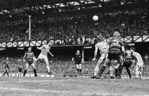 01045 Prints: Everton clinched the league title for the eighth time in their history with a 2-0 win