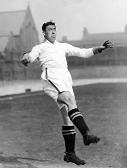 Everton footballer Dixie Dean, who set a record when he scored 60 league goals in