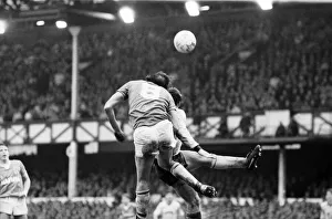 Everton v. Arsenal. March 1985 MF20-13-050 The final score was a two nil victory