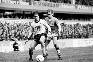 Everton v. Arsenal. March 1985 MF20-13-051 The final score was a two nil victory
