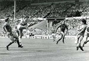 Shooting Prints: Everton v Liverpool Football August 1984 FA charity shield at Wembley