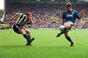 00627 Prints: Everton v Newcastle Premiership Football 17th August 1996