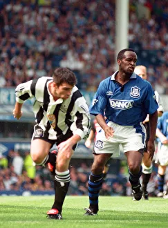00627 Prints: Everton v Newcastle Premiership Football 17th August 1996
