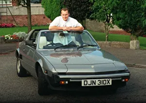 Fiat Prints: EWAN BROWN WITH HIS FIAT X19 13TH OCTOBER 1997 ROAD RECORD SUPPLEMENT