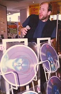 00275 Prints: Ex Marillion lead singer Fish performing at the HMV Shop on Northumberland Street