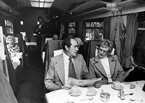 First Class Prints: Ex Newcastle United manager Joe Harvey and his wife Ida take the last Pullman train to