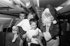 Examiner Womens Circle special Christmas Flight - Receiving gifts from Father