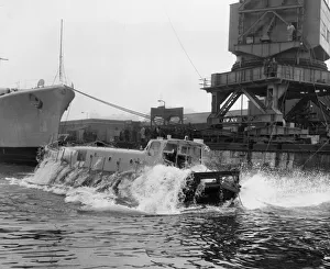 Exercises by the Great Yarmouth lifeboat The Earl and Countess of Howe at Porstmouth