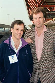 01048 Collection: Explorer Sir Ranulph Fiennes (right) with Dr Mike Stroud. 26th October 1992