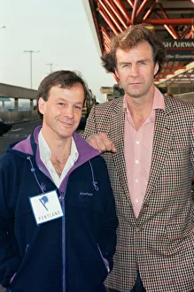 Adventurer Prints: Explorer Sir Ranulph Fiennes (right) with Dr Mike Stroud. 26th October 1992