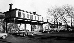 00399 Prints: The exterior of the first railway station in the world which is the North Road Railway