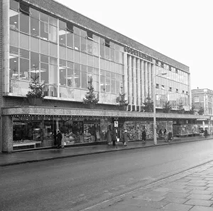 Department Store Prints: Exterior view Bexley Heath Co-Op combined supermarket and department store