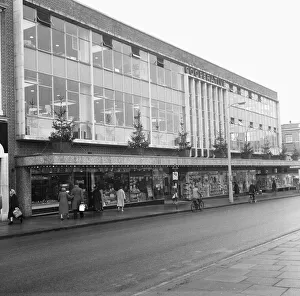 Exterior view Bexley Heath Co-Op combined supermarket and department store