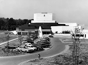 00686 Prints: Exterior view of the Warwick Arts Centre at the University of Warwick. August 1976