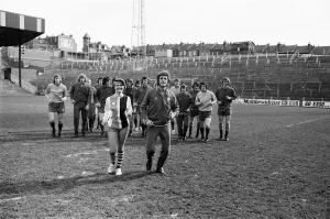Two extra players turned up for a training session with Crystal Palace FC today