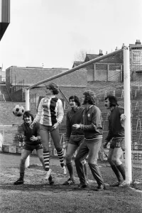 Two extra players turned up for a training session with Crystal Palace FC today