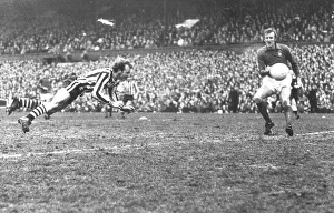 F. A. Cup 6th Round. Newcastle United 4-3 Nottingham Forest (Result nul and void after F. A