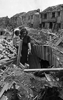 When an F bomb demolished Mrs Rayners home she was in an Anderson shelter yards