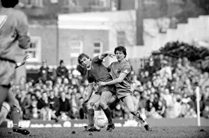 F. A Cup Football. Chelsea 2 v. Liverpool 0 February 1982 LF08-29-073
