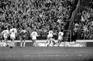 F. A Cup Football. Chelsea 2 v. Tottenham Hotspurs 3. F. A. Cup March 1982 LF08-16-087