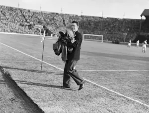 F. A International, England 2 v Ireland 3 at the Empire Stadium (Wembley Stadium)
