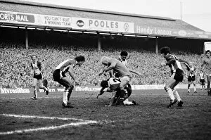 Images Dated 29th January 1984: FA Cup 5th round tie. Portsmouth 0 v. Southampton 1. 29th January 1984