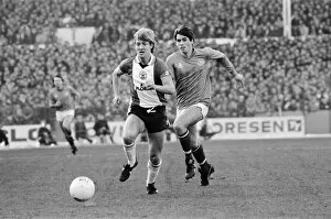 Images Dated 29th January 1984: FA Cup 5th round tie. Portsmouth 0 v. Southampton 1. Steve Moran