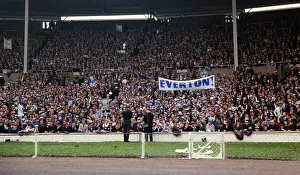 FA Cup Final 1966. Everton v. Sheffield Wednesday. Everton Fans