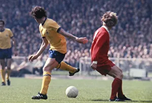 FA Cup Final 1971- Arsenal v Liverpool Action during the game May 1971