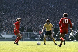 FA Cup Final 1971- Arsenal v Liverpool Steve Heighway and Eddy Kelly May 1971