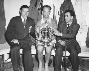 00239 Prints: FA Cup Final Blackpool V Bolton Wanderers with Allan Brown Harry Johnston