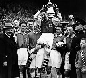 Footballer Prints: FA Cup Final at Wembley Stadium. Arsenal 1 v Sheffield United 0